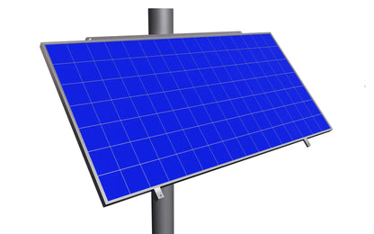 Elios Koala M1 – Support de montage pour 1 panneau 60/72 cellules sur poteau (acier galvanisé, garantie 5 ans) Elios