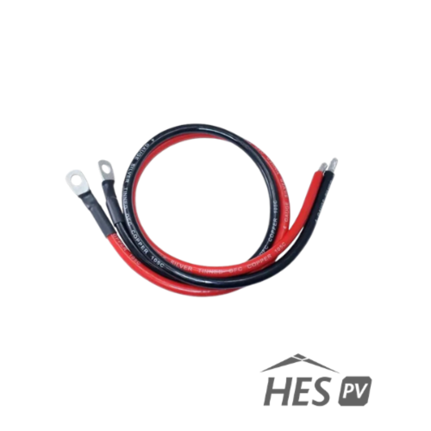Câble Onduleur #4 AWG 10ft Pré-serti