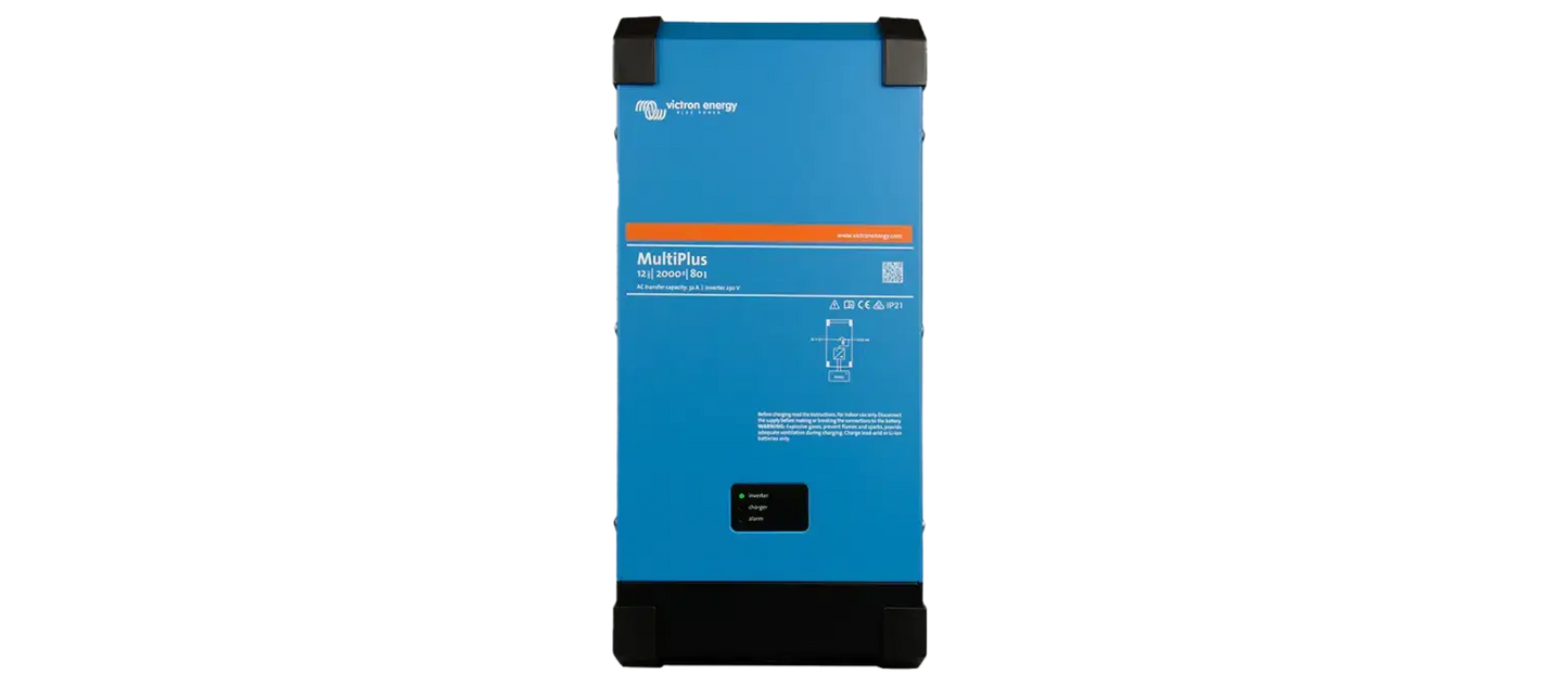 Victron MultiPlus 12/2000/80-50 120 V – Onduleur-Chargeur hybride (UPS, PowerAssist, 5 ans) Boutique Solaire Québec