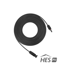Câble solaire MC4 noir 50 ft – Connexion négative fiable