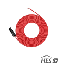 Câble Solaire MC4 Positif 30 ft Rouge – Prêt à Installer