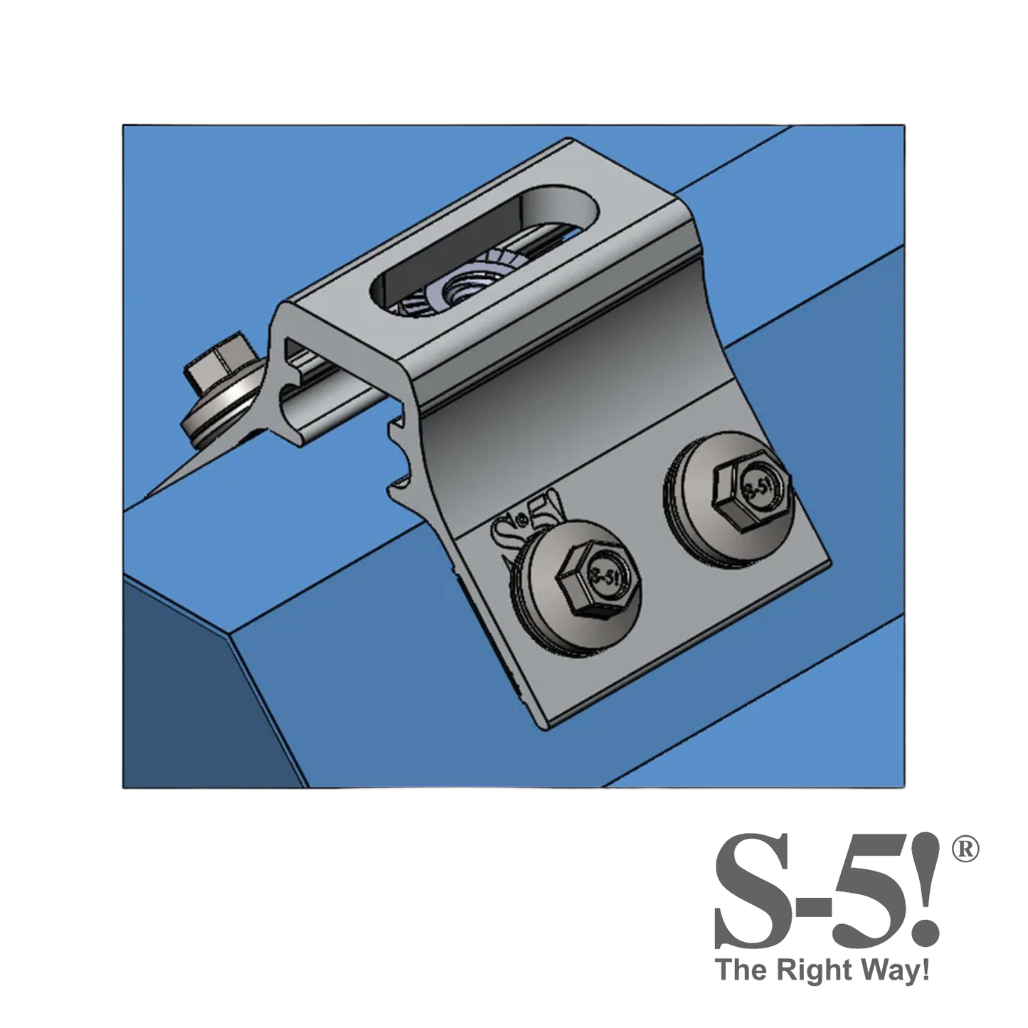S-5 RibBracket – Fixation toiture nervurée