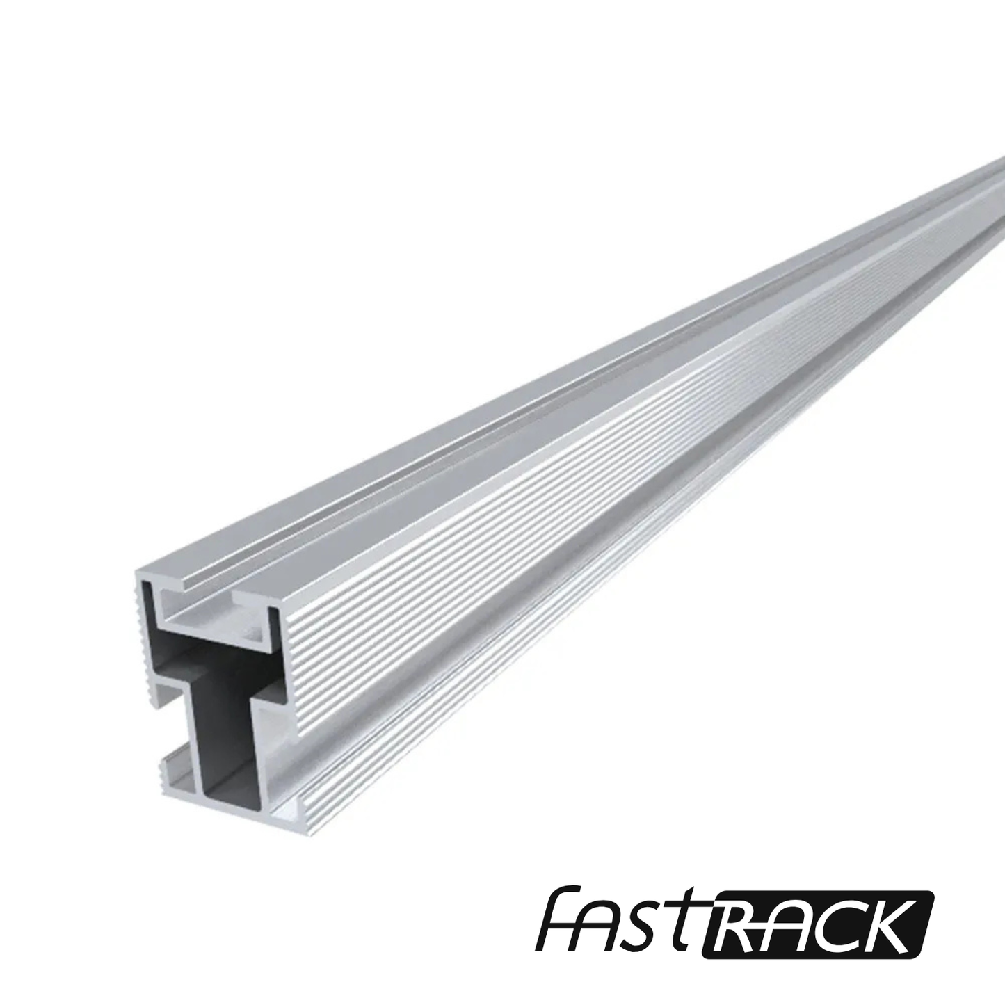 Rail Fast-Rack Ultra 128 pouces pour installation de panneaux solaires au Québec