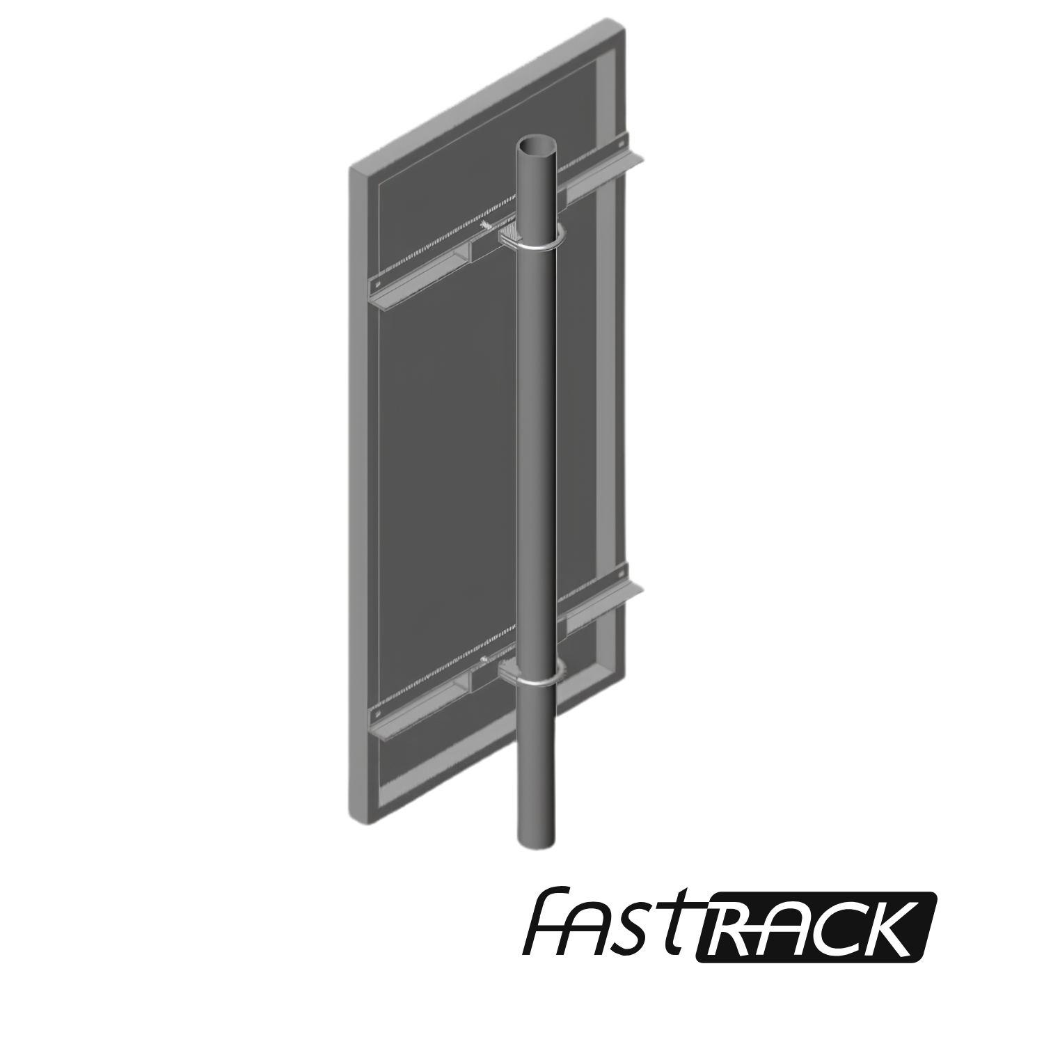 Support poteau vertical Fast-Rack VPM1-21 pour installation solaire au Québec